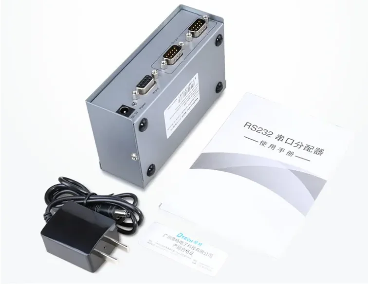 Konektor Berlapis Nikel DTECH Cangkang Logam 1 Masuk 2 Keluar Betina ke Jantan Konverter Serial RS232 DB9 Splitter 1*2