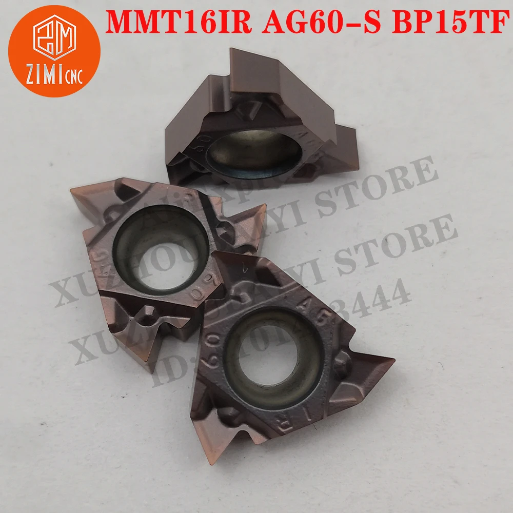 MMT16IR AG60-S BP15TF MMT 16IR AG60-S Thread Turning Tools Insert CNC Tools Turning Inserts mechanical Cutting Metal Lathe Tools