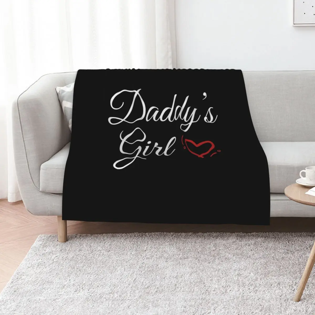 

Daddy's Girl Throw Blanket Decorative Sofas Sofa Throw blankets ands valentine gift ideas Blankets