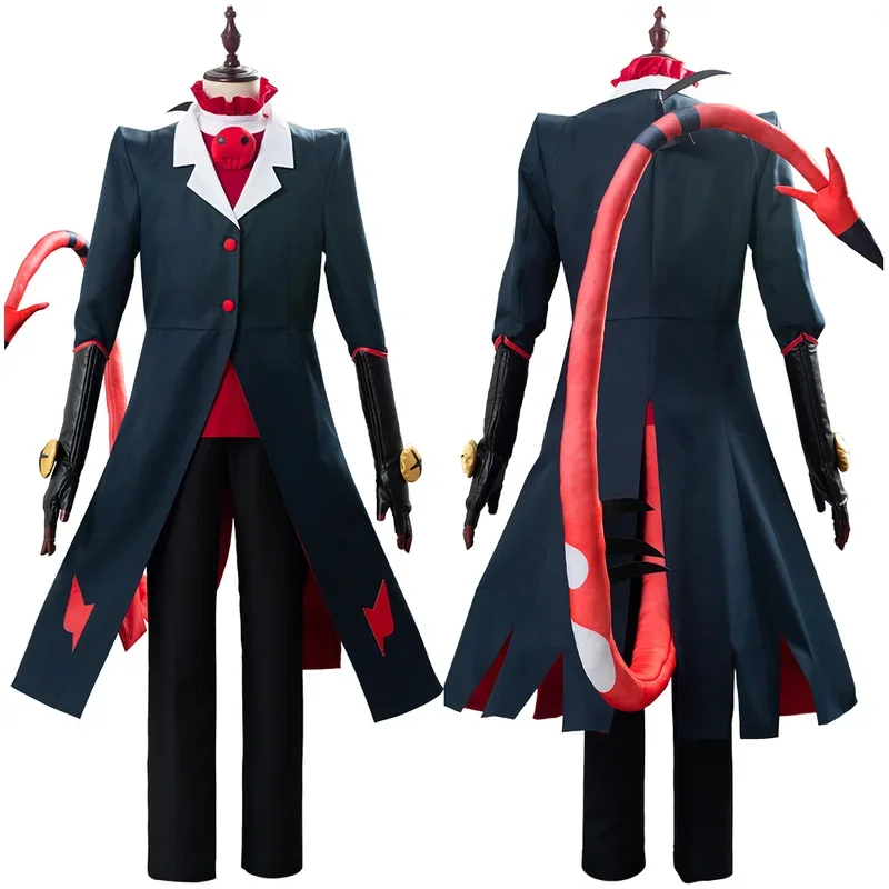 Hazbin Cosplay Hotel Blitzy Helluva Boss Cosplay Costume Man Uniform Halloween Carnaval Clothing