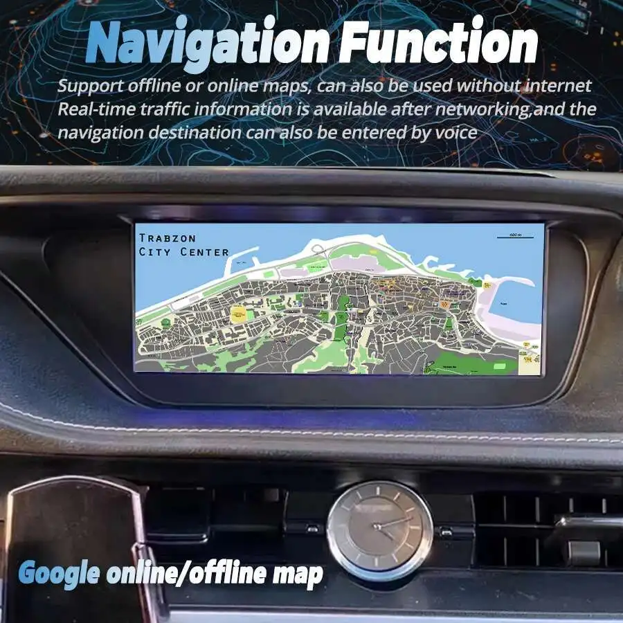 10,25-дюймовый экран Android 14, для Lexus ES350 ES400 ES250 ES300h CarPlay, автомобильное авторадио, стерео GPS-навигация, мультимедийный видеоплеер