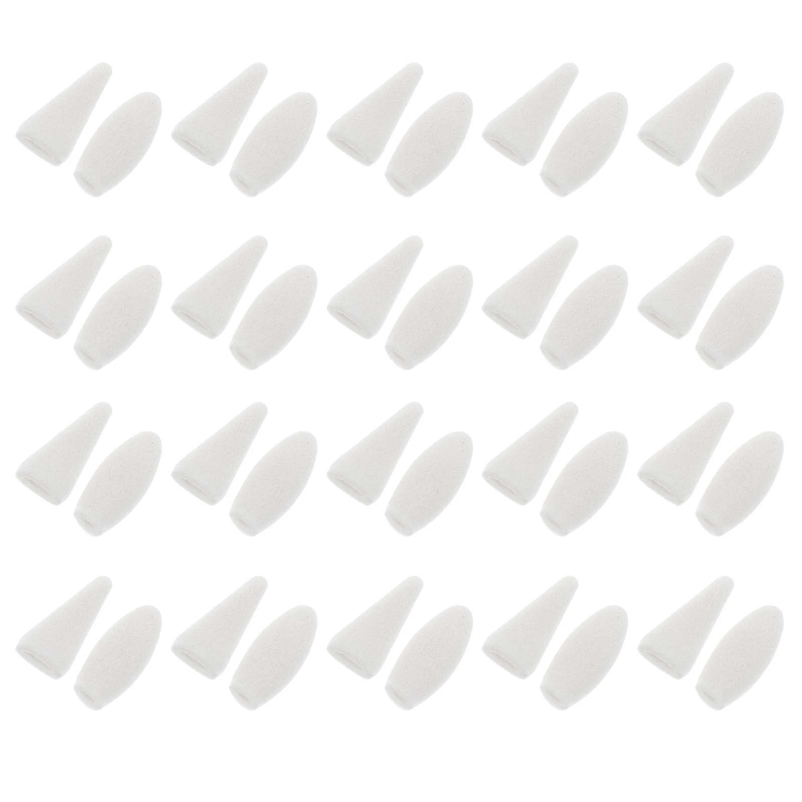 

40 Pcs Sponges Art Knife Cotton Head Eraser Heads Refills Charcoal Drawing Tools for Artists White Painting Erasers Sketching