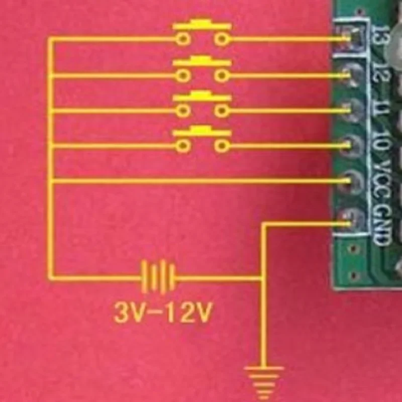 TB218 4 Channels 315MHz  SC2262 PT2262 PT2264 ASK OOK Encoders RF Wireless Transmitter Modules