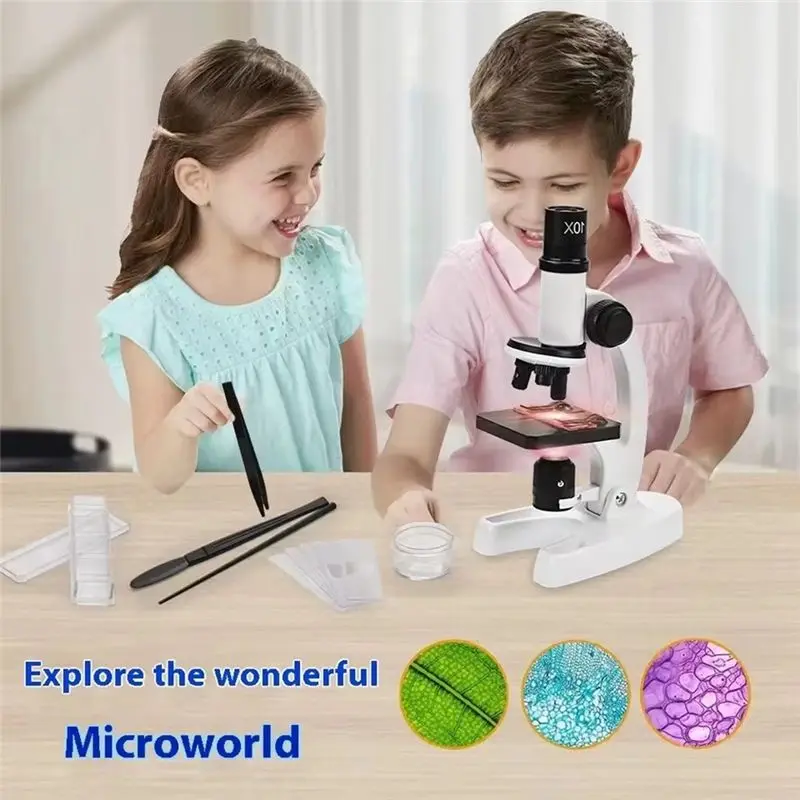 A29F-Simulation Microscope 1200 X Science Education Children's Early Learning Educational Gift For Kids