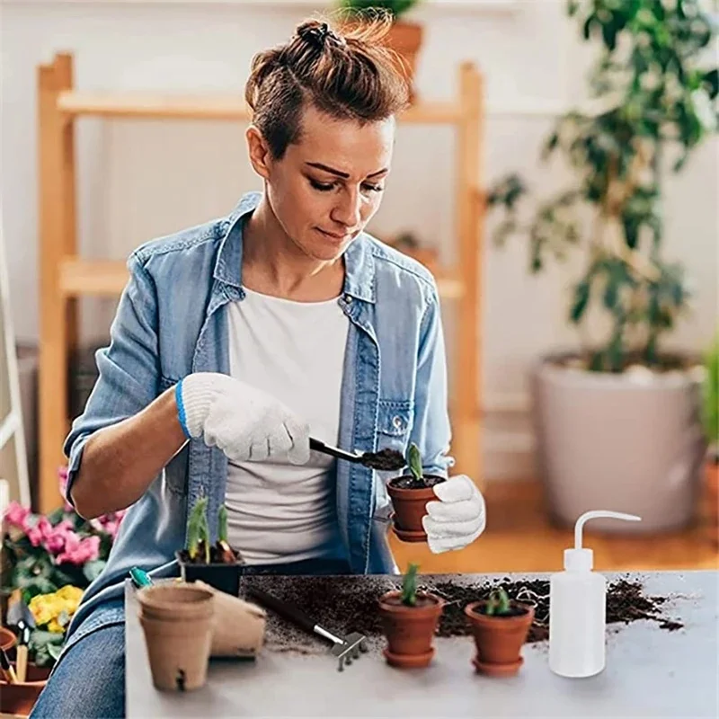 Succulent Tools Set with Repotting Mat, Indoor Mini Gardening Kit, Plant Transplanting Mat, Garden Gloves, Trowel Rake