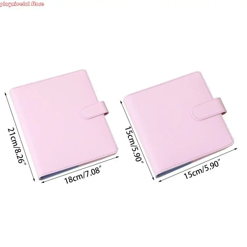 e8ba student student-leafrowboor 6 ring cover cover paper paper notepad with pen loop