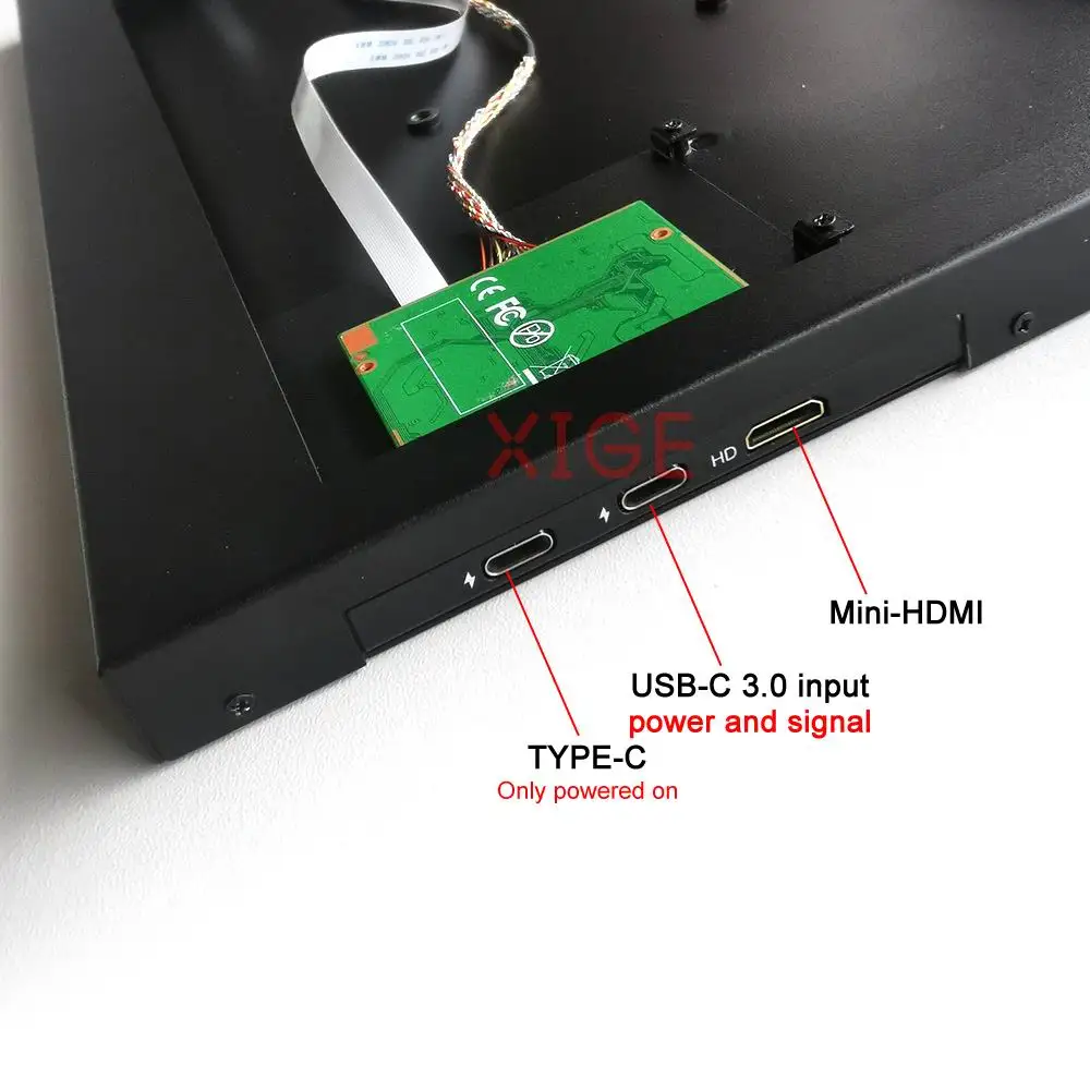 حافظة معدنية + مجموعة بطاقات التحكم تناسب LP156WF4-SLB1/LP156WF4-SLBA شاشة الكمبيوتر المحمول USB-C 3.0 15.6 "Mini-HDMI TYPEC 1920x1080 LVDS 40 Pin #2