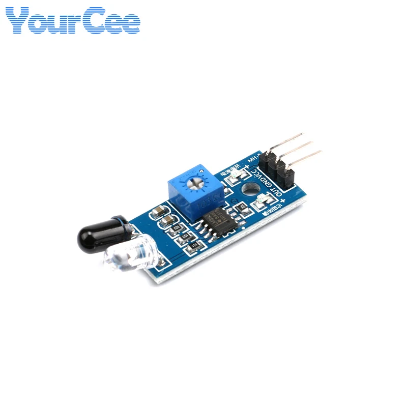 5pcs/1pc MH-B IR Infrared Obstacle Avoidance Sensor Module for Arduino Smart Car Robot 3-Wire Reflective Photoelectric