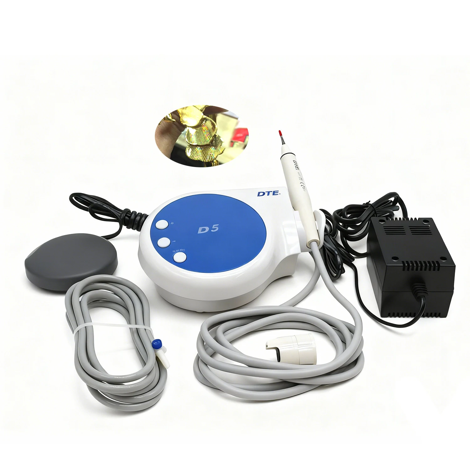 TS-D5 Metal Jewelry Engraver Machine for Rings Bangles with Gold Silver Color Texture Ultrasonic Color Silk Polishing