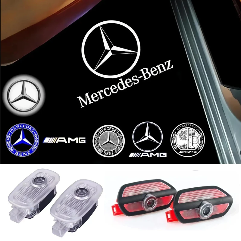 

2 pieces HD Led Car Door Logo Laser Projector Light For Mercedes-Benz Maybach S Class S550 S400 S600 S350 S450 S300 S500 S63 S65