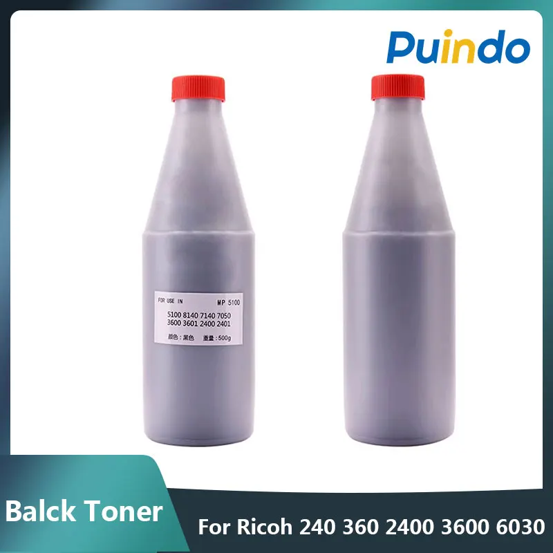 High Quality Balck Toner For Ricoh 240 360 2400 3600 6030 7040 7050 Engineering Machine Toner Cartridge 500g