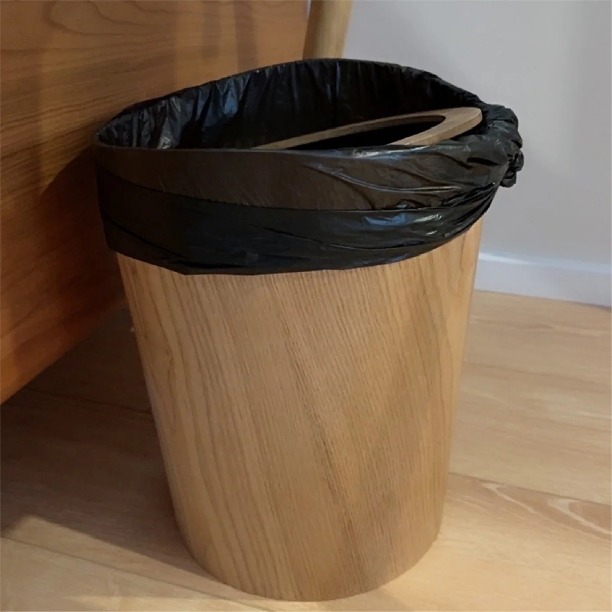 AAA87 収納木製ゴミ箱ホームバケツゴミ箱ホテルリビングルームオフィスくずかご缶北欧リサイクルビン A