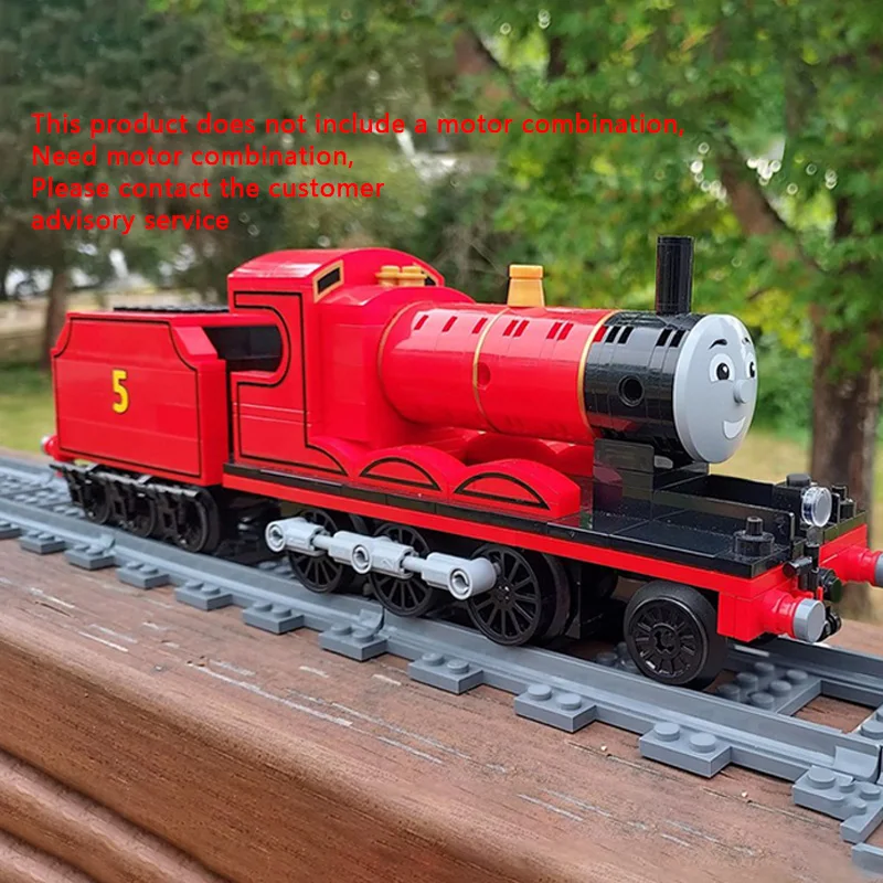 

Popular Anime City Car Model MOC Building Bricks Steam Locomotive Modular Technology Assemble Children Toys Suit Gifts Holiday