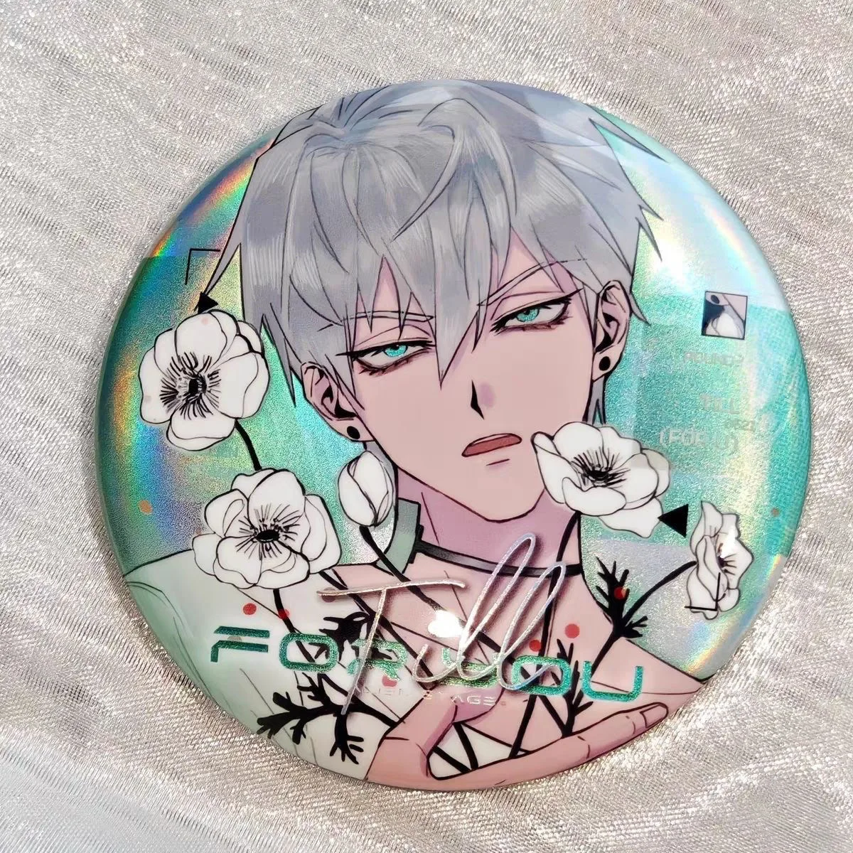 IvanTill вокруг гетероморфической сценической броши с надписью fellow в подарок, кулон для друзей аниме