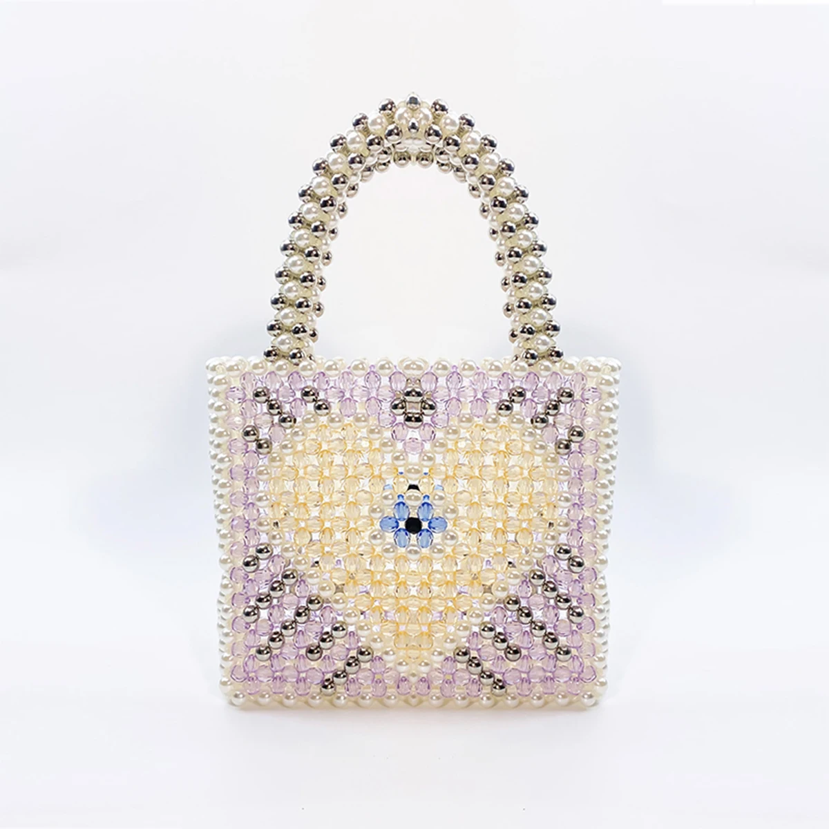 

Новый нишевый дизайн, красочная сумка из бисера ручной работы в форме сердца, подходящая для женских кошельков на танцевальных вечерах.