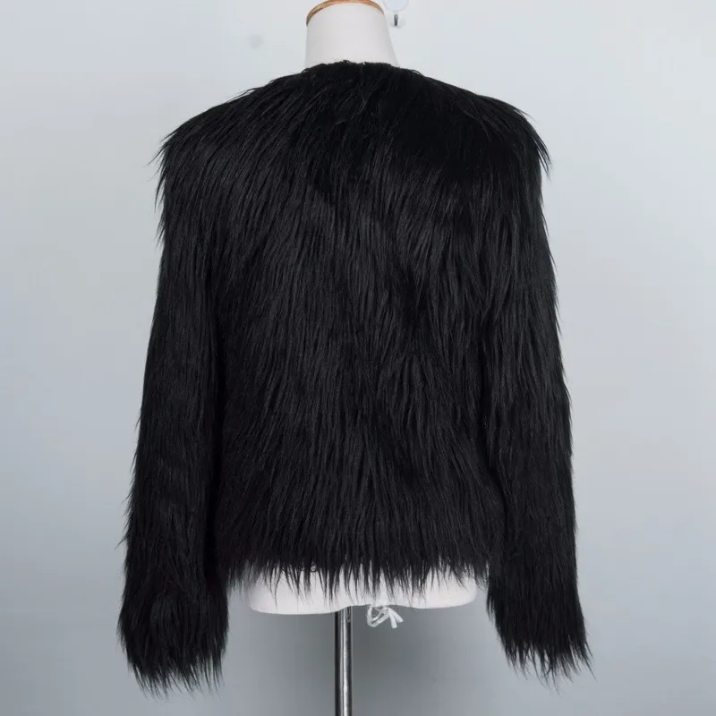 Winter Coat Jacket Women Thickened and Warm Artificial Fur Coat Fur Drop