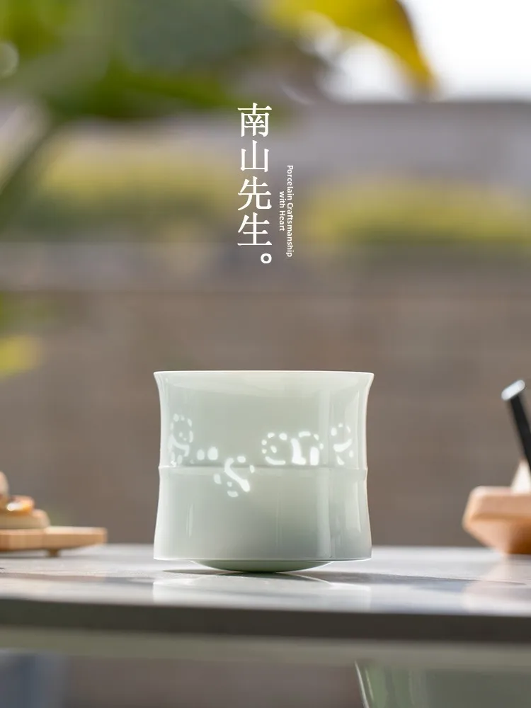 

Кружка Nanan Master Cute Panda: Элитная персональная чайная чашка для дома, прочная, чисто белая