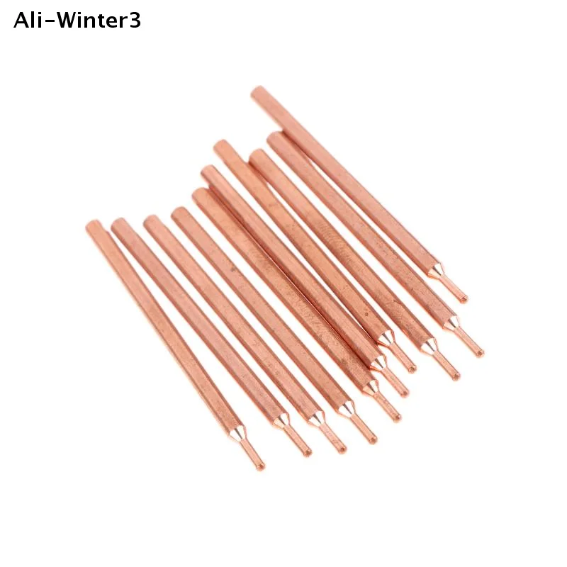 

【WY】【Wt3】CCA83-2/5/10Pcs 3MM Purple Copper Oxide Electrode Head 18650 Power Battery Double Head Spot Welding Needle