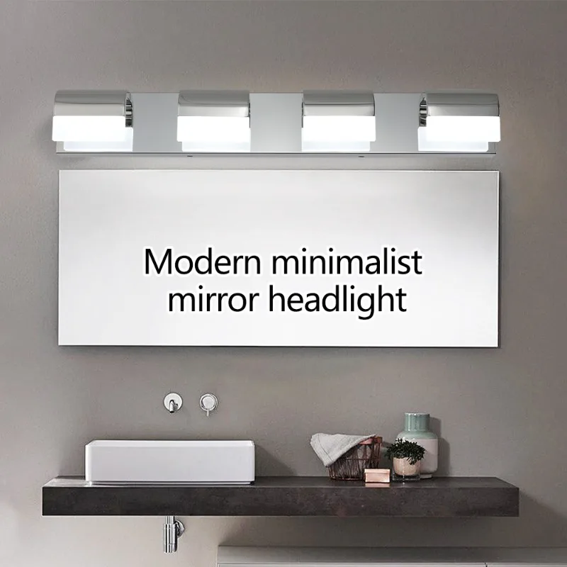 Modern 4-Light LED Bathroom Vanity Light Bath Wall Lighting Over Mirror
