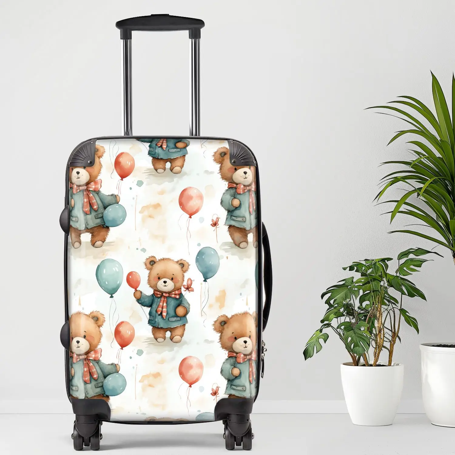 

Bear4 Luggage20/24/28 Inch Luggage, Carry-On, Custom Luggage, Luggage Set, Suitcase, Travel, Vacation, Cabin Suitcase, Custom Su