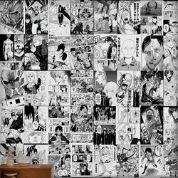 Popular English Anime 10x15cm (6inch) 20/30/40pcs Manga Wall Stickers Anime Wall Anime Stickers Youth Room Decoration