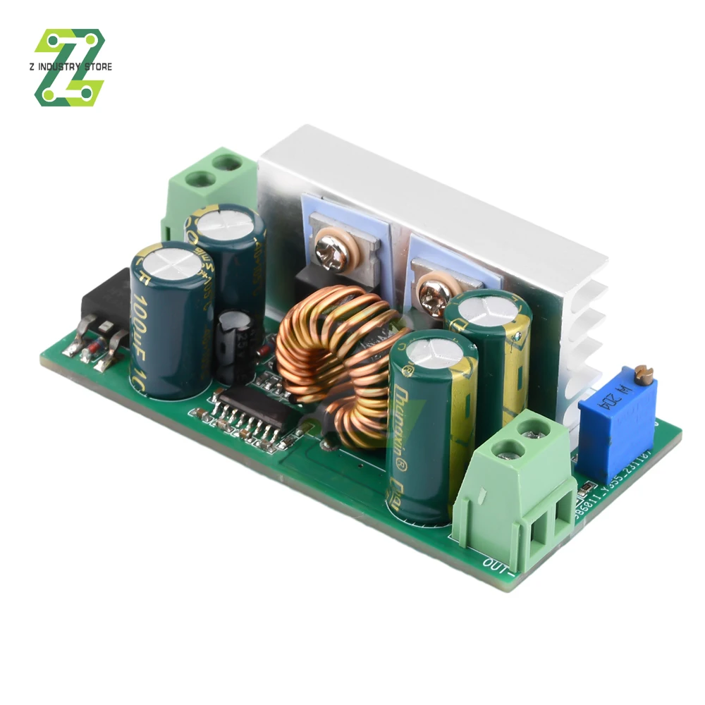 DC7V-60V To DC1.25-35V DC Adjustable Step-down Module With Short Circuit Protection Reverse Connection Protection