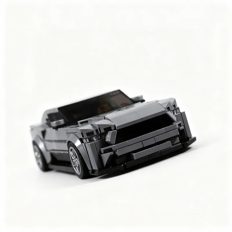 380pcs MOC Fordes Mustangs Mk6 - GT & EcoBoost City Champions Model Building Blocks Christmas Gift Toy Construction Education