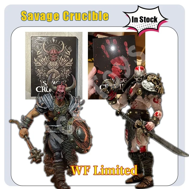 Savage Crucible Studio WF Limited Skeleton Vakur/Blood Handprint Soldier Action Mobile Doll Model Collection Gift Ornament