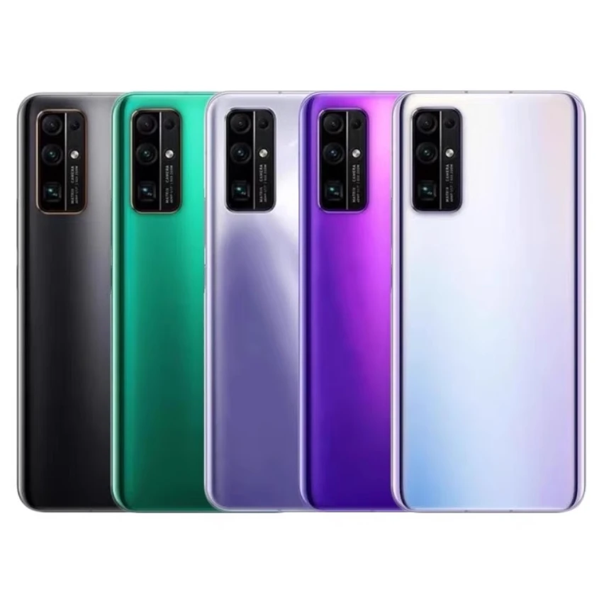 غلاف خلفي لهاتف Honor 30 Pro Plus ، غطاء خلفي زجاجي ، إصلاح يحل محل بطارية الهاتف ، عدسة كاميرا بالشعار ، من من من من من من الخارج ، من من من من من من الخلف