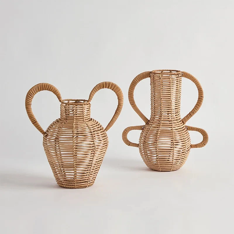 Hand-Woven E Texture Dry F E Rattan F Arrangement E Ornament