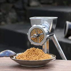 Household Cat Food Rabbit Food Bird Food Feed Pellet Making Machine Manual Pelletizer for Pets Fowls Chickens Fish Dog