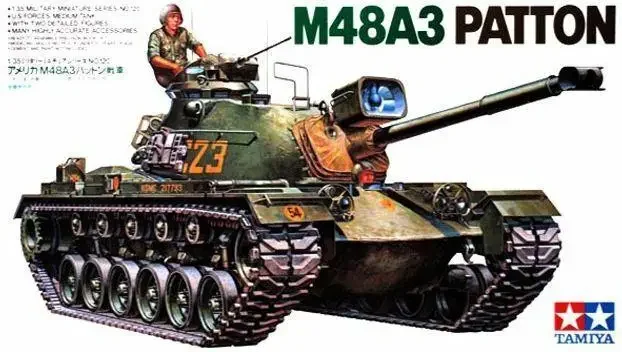 

Tamiya 35120 масштаб 1/35, комплект военной модели, США M48A3 Patton, средний танк, модель здания