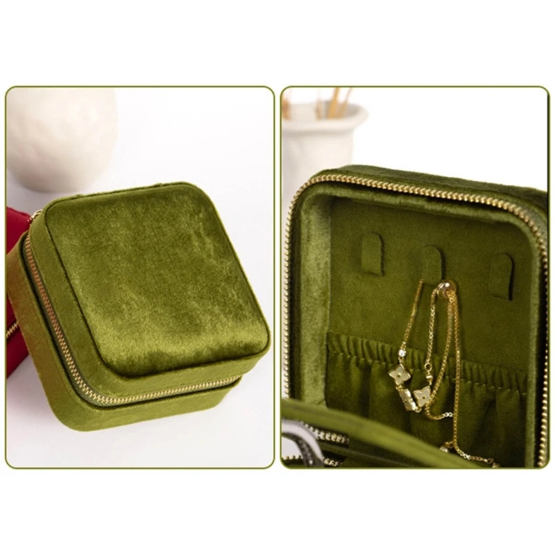 Portable and Durable Jewelry Elegant Storage Box with Soft Lining Perfect Gift for Jewelry Collectors Jewelry