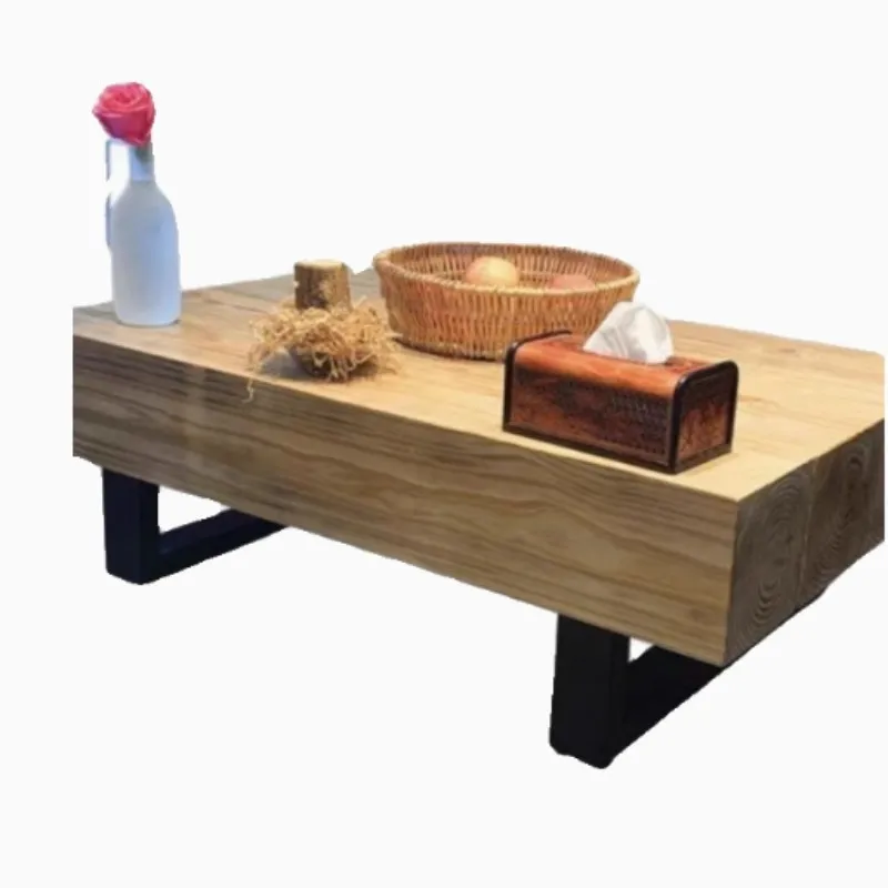 xx-Solid Wood Tea Table for Living Room Original Ecological Terrazzo Material Creative Log Home Design Stylish Stay Furniture*