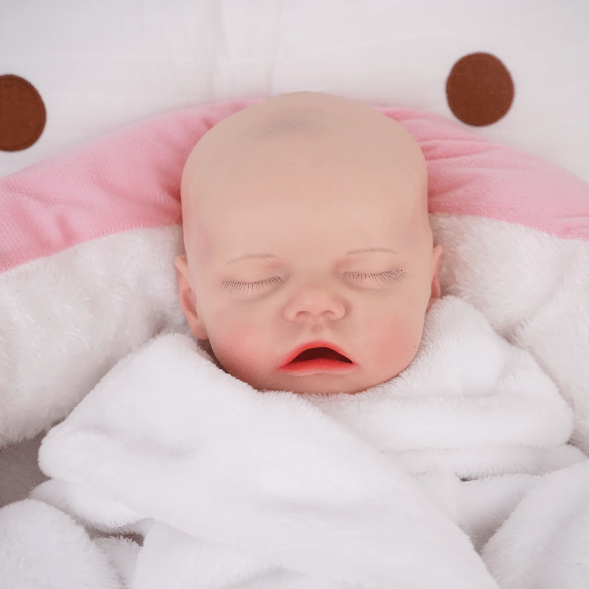 17,5-inch full body siliconen reborn baby meisje pop met levensechte pasgeboren baby huid zachte handgemaakte kinderpop cadeau speelgoed