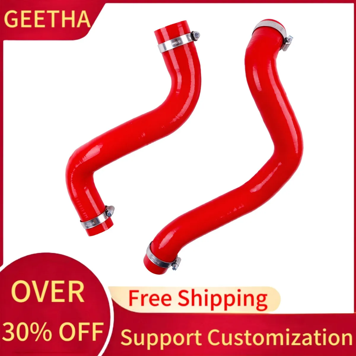 For GM 3800 Pontiac Grand Prix / Chevy Impala Monte Carlo 3.8L Silicone Radiator Upper Lower Hose Pipe Kit