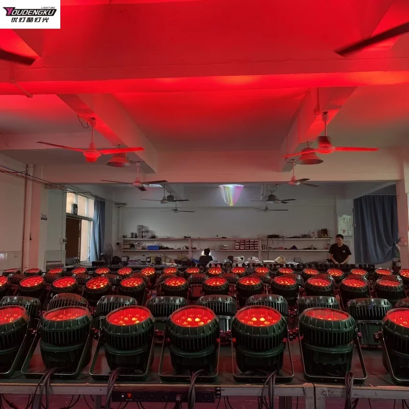 

8 шт. 18x18 Вт светодиодный уличный номинальный маяк 64 dmx rgbwa УФ 6 в 1 сцена свадебная вечеринка водонепроницаемый мытье светодиодный светильник номинального света