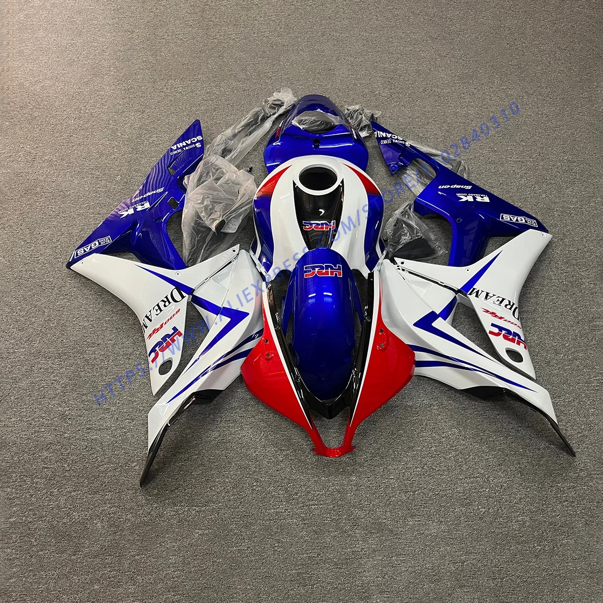 Replacement Fairing Kit Fit for Honda CBR 600RR 2007-2008 PC40 Injection Moulded ABS Plastic Body Panels Cover Set Spares