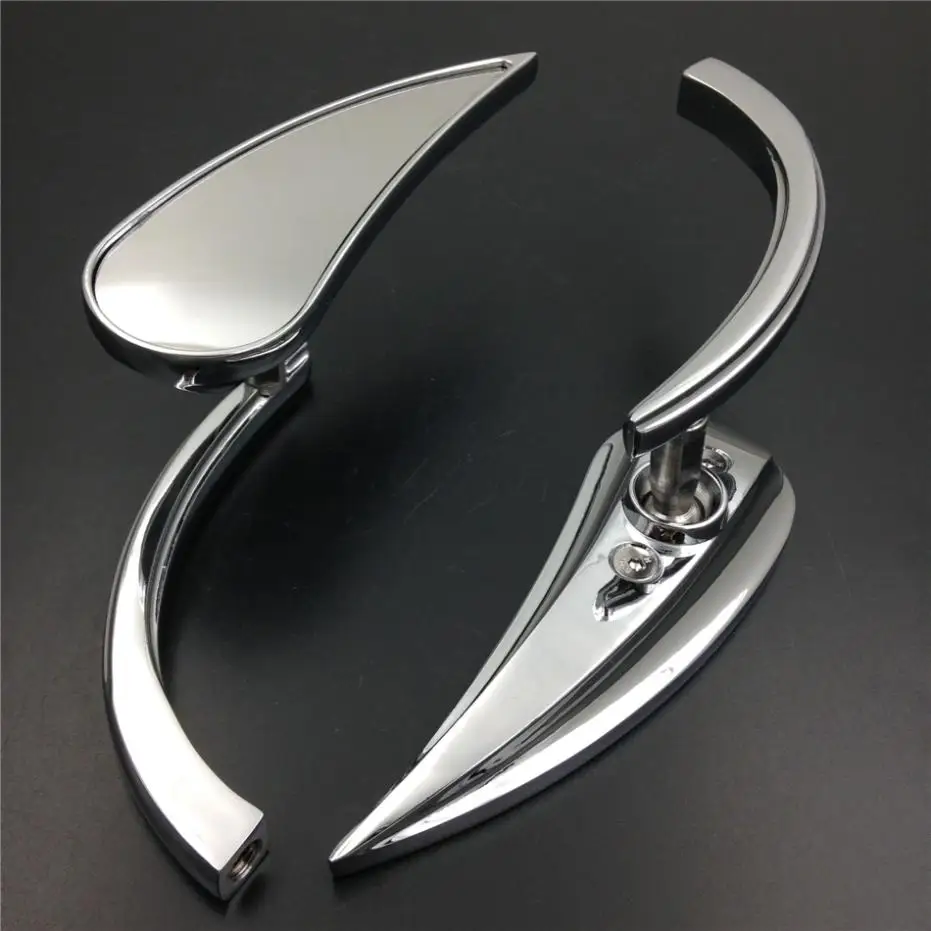 Motorcycle Mini Claw Rearview Mirrors For Harley Street Cruiser Softail, Fat Boy Road King Dyna Wide Glide Springer Sportster XL