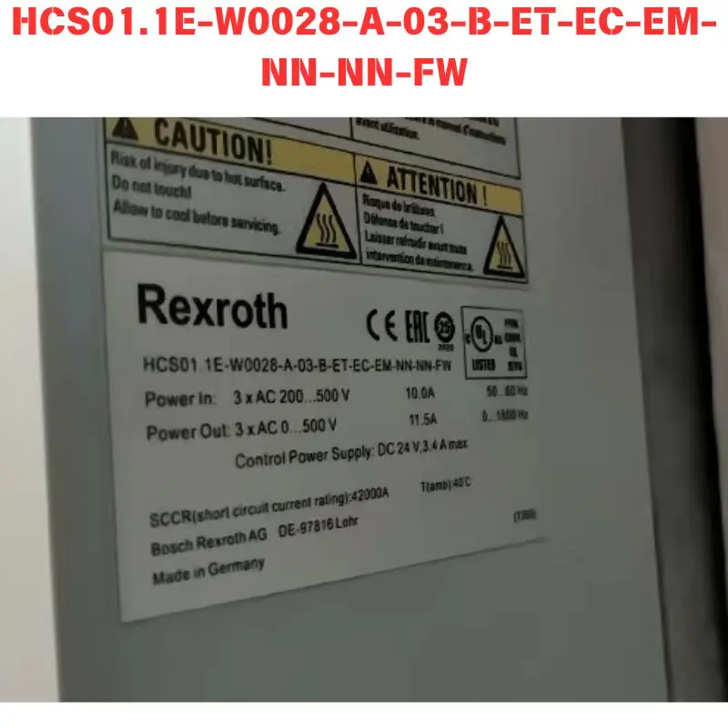 Used OEM disassembled parts HCS01.1E-W0028-A-03-B-ET-EC-EM-NN-NN-FW drive Functional test OKsed Fast Shipping