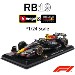 Bburago 1:24 2023 F1 Red Bull RB19 Verstappen # 1 Perez # 11 Alloy Car Model Formula One Die Casting Model Gift Toy Boy