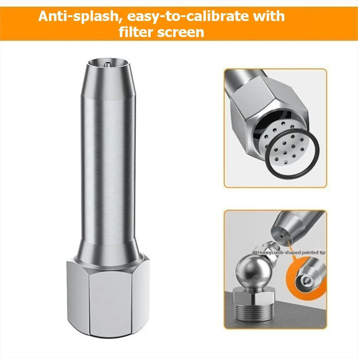 2026 New Tool 2pcs Industrial Grease Dual Nozzle Kit, Suitable for Excavators and Trucks