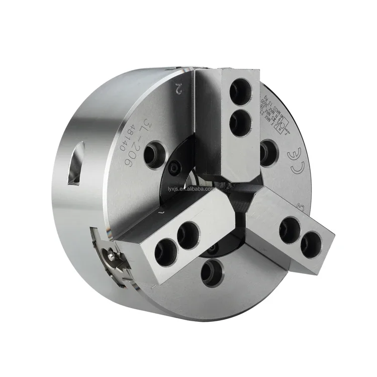 Wholesale 3 Jaw Lathe Chuck Hydraulic 5" Thru Hole Pneumatic 3 Jaw Chuck 1YEAR,1 Year Titanium Alloy/steel,steel 13-169mm