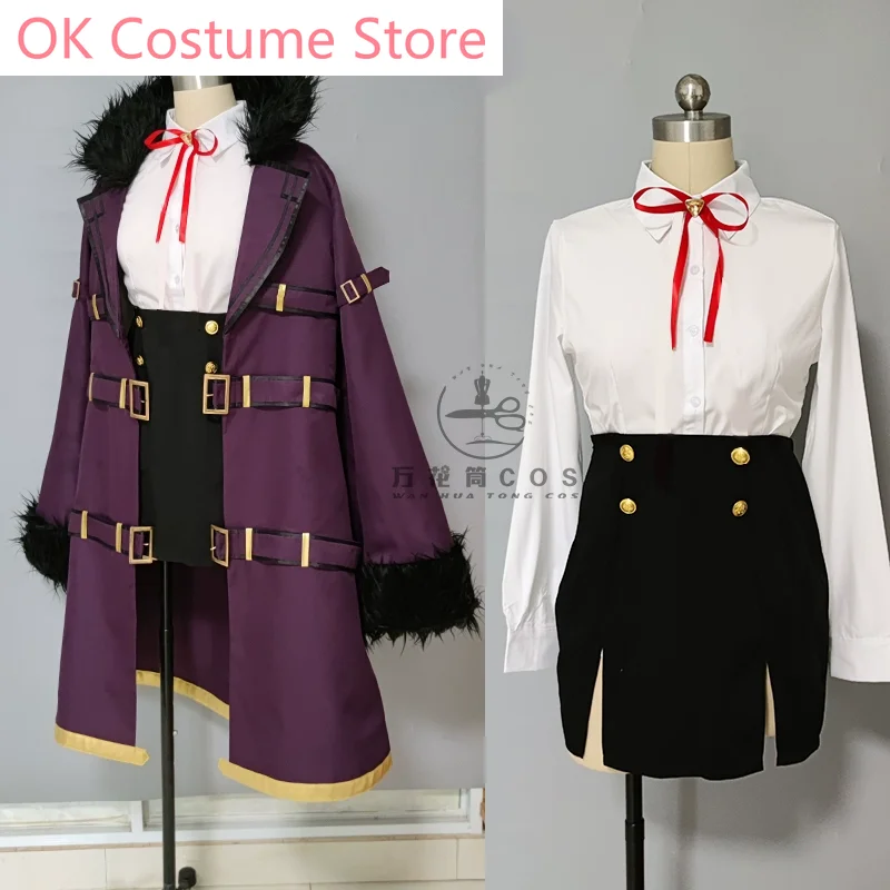 Azul Arquivo Rikuhachima Aru Cosplay Costume para Homens, Uniforme Party Anime, Cos Game, Halloween Role Clothes, Roupas