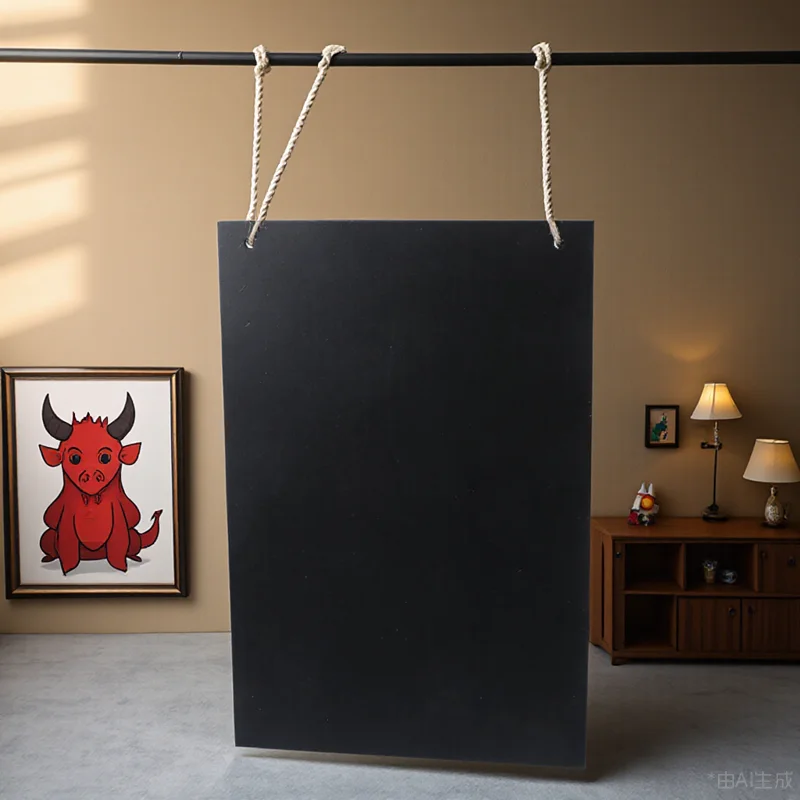 

Wooden Double Sided Wedding Chalkboard Sign Frameless Natural Message Board Hanging Rustic Kitchen Office Bar Menu