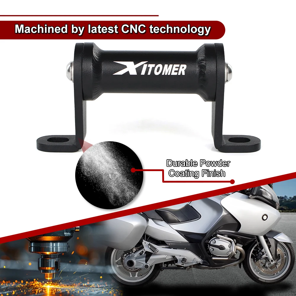 Misura Per BMW R1200RT 2005-2010 2011 2012 2013 R1200 RT R 1200RT Moto GPS Montaggio Piastra di Navigazione Staffa Supporto Del Basamento Del Telefono