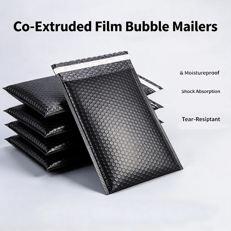 50pcs Black Bubble Envelope Bag Waterproof Foam Express Bag Self Sealing Packaging Storage Bag Express Transport Bag