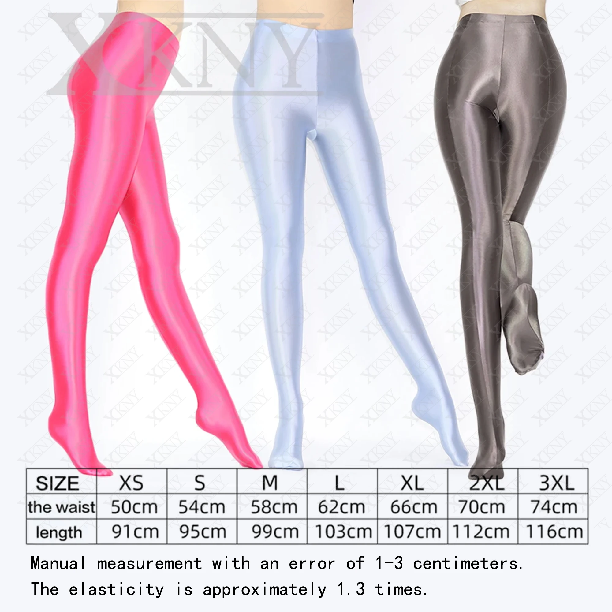 XClocKNYoung satin glossy opaque pantyhose sexy tights yoga swim Japanese stockings silky High elasticity XCKNY glossy pants