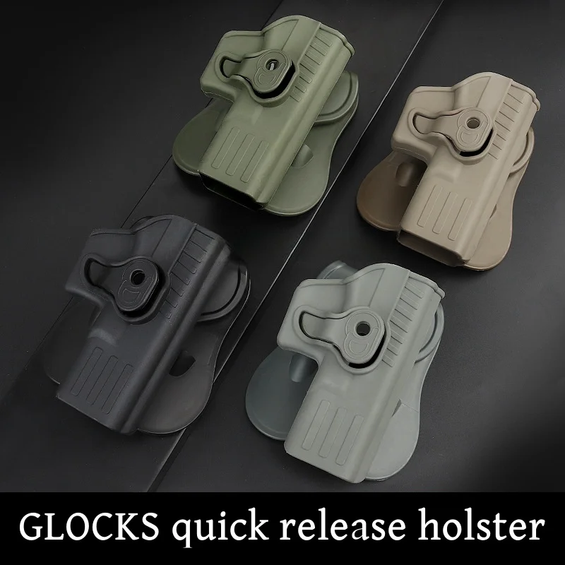

Новая кобура для пистолета GLOCKS G17 M92 M1911 P226, подвесная пластина с быстросъемным рукавом для кемпинга, спорта на открытом воздухе, правая рука ﻿