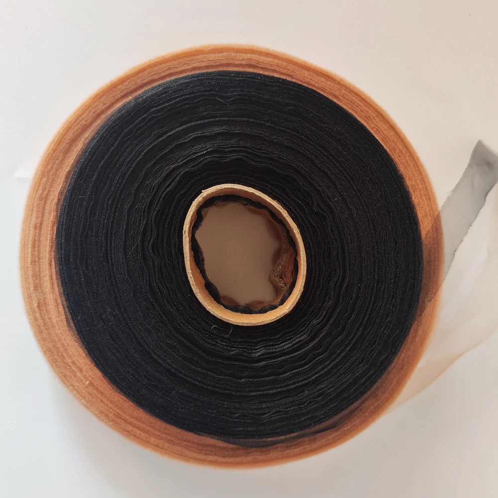 Gaze PU Stripe Tape, fita invisível, extensão do cabelo fazendo acessórios, 200 jardas